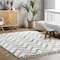 Nuloom Rumi High-Low Chevron Kids Tassel Area Rug 3ft x 5ft OZOT04A-305 - alternate 1